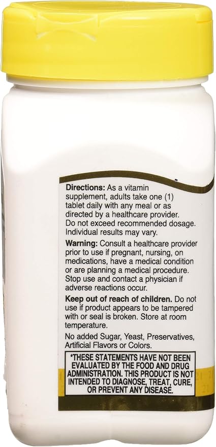 21st Century Vitamin B-6 100 Mg, 110 Count