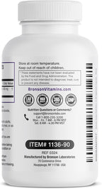 Bronson Grape Seed Extract 400 mg - Antioxidant & Immune Support - Standardized Extract with 95% Proanthocyanidins- Non GMO, 90 Vegetarian Capsules