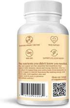 Bulletproof Zinc with Copper Capsules, 60 Count, Minerals and Antioxidant Supplement for Immunity and Mood