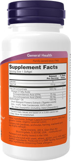NOW Foods Supplements, Macular Vision Softgel, Eye Health, Eye Support, 50 Softgels