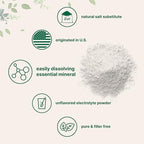 Potassium Chloride Powder, 1 KG (35 Ounce) | Salt Substitute & Essential Hydration Electrolyte Supplement | Supports Mineral Balance, Heart, Joint, and Immune Health | Filler Free, Dissolves Easily