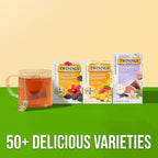 Twinings Superblends Immune Support+ Herbal Tea with Vitamin C, Ginger & Mango Flavoured Green Tea, 16 Tea Bags (Pack of 1), Enjoy Hot or Iced