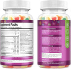 (2 Pcs) Totaria Sugar Free Multivitamin Gummies for Women 14+ w/Iron, Inositol, Folate, Biotin, Womens Daily Multivitamin Gummy w/Vitamin A, C, B, D3, K2, for Hair, Skin, Energy, Immune, Mixed Flavors