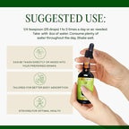Go Nutrients Uriva - Advanced Uric Acid Flush Cleanse with Tart Cherry Extract Celery Seed, Turmeric & More - High Absorption Liquid Drops Supplement for Joints and Kidney 2.0 oz. | 48 Servings