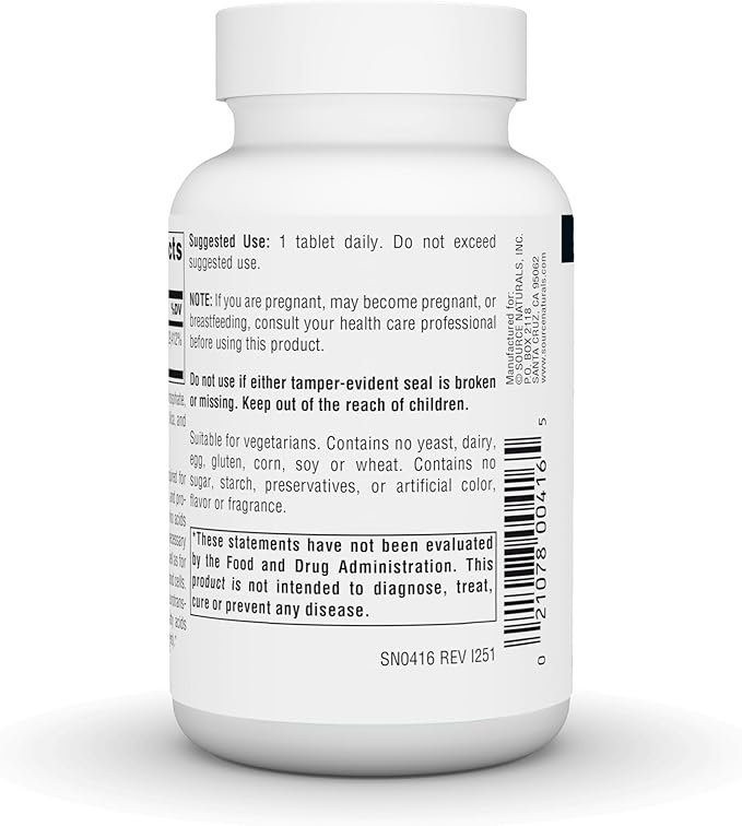 Source Naturals Vitamin B-6-500 mg, 100 Tablets