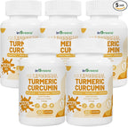 inGreens Turmeric Supplement 2275mg, 95% Curcumin, Liposomal Curcumin for Best Absorption, Curcumin Supplement for Joint Support, Bottled in USA - 300 Softgels