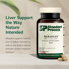 Standard Process Albaplex Liver & Immune Health Dietary Supplement - Non-Dairy - Kidney & Liver Health Support - Contains Vitamins A,B6, & C - 150 Capsules
