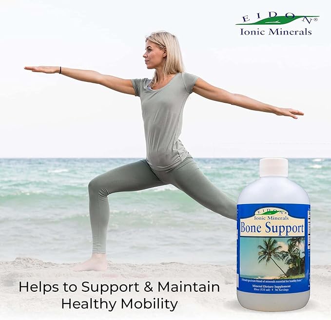 Eidon Mineral Wellness Support Liquid Supplement - Ionic Trace Mineral Drops to add to Water, Calcium, Magnesium, Zinc, Manganese, Silica, Sulfur, Boron, Bioavailable - 2 oz
