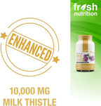 Fresh Nutrition Milk Thistle Capsules (10,000mg) (Pack of 2)