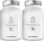 Amen Fruits + Veggies Vitamins Bundle, Raw Whole Food Multivitamin Capsules, Greens Vegetables, Red Fruits & Berries Vegan Blend, Fibers + Phytonutrients Superfood Minerals Supplement, Non-GMO, 180 ct
