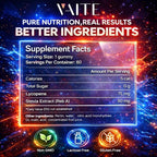 VAITE Lycopene Supplements for Men & Women 75mg Gummies - Antioxidant | General Wellness | Supports Skin & Vision | Daily Vitality | Plant-Based, Sugar-Free, 60 Vegan Gummy Chews, Non-GMO, Chewables