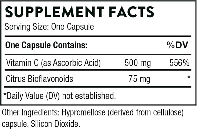 THORNE - Immune Support Bundle: Zinc Picolinate and Vitamin C Capsules - 60 Servings