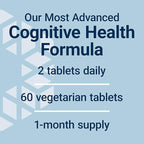Life Extension Cognitex® Elite Pregnenolone, sage, Blueberry, ashwagandha, phosphatidylserine, Advanced Formula, Attention, Focus, Memory, Gluten-Free, Non-GMO, Vegetarian, 60 Tablets