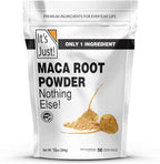 It's Just! - Yellow Maca Root Powder, Product of Peru, Raw Natural Superfood, Gelatinized for Easy Disgestion, Supports Immune, Energy, Health, 10oz