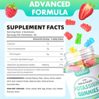 softbear Potassium Citrate Gummies, High Potency Potassium Citrate 1000mg Supports Leg Cramps & Muscle Health Potassium Gummies for Adults & Kids Mixed Fruit Flavor 120 Count