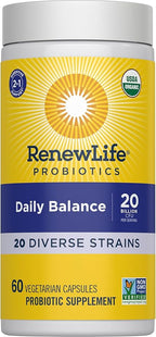Renew Life Daily Balance Probiotic, 60 CT