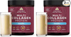 Ancient Nutrition Collagen Peptides Powder, Multi Collagen Protein, Women & Men, Vitamin C, Probiotics, Hydrolyzed Collagen, Supports Skin, Joints, Gut Health, Vanilla, 60 Servings (Pack of 2)