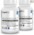 Organixx Magnesium Glycinate Supplement for Support Sleep, Muscle & Heart Health, 7 Type Magnesium Complex with Vitamin B6, Manganese Citrate, Gluten Free, Non GMO, 120 Capsules (60 Capsule 2 Pack)