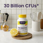 Healthy Origins Probiotic 30 Billion CFUs, 60 Veggie Capsules - 8 Clinically Studied Strains Including Lactobacillus & Bifidobacterium - Supports Microbiome, Gut & Immune Health- 2 Month Supply