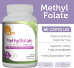 Zahler Methylfolate - Supports Healthy Fetal Development and Genetic Health - Methylated Folic Acid from 1000 mcg DFE L-Methylfolate - Kosher Non GMO Methyl Folate Supplement for Women (60 Capsules)