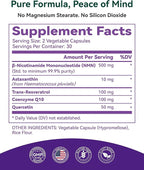 Inner Brightness NMN Supplement 500mg, 99.9% High Purity, Supports NAD+ Levels & Cellular Energy, 5-in-1 Formula with Resveratrol & Astaxanthin, Non-GMO, Gluten-Free, 60 Capsules
