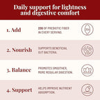 The Fiber Gel High Dietary Fiber Prebiotic Gel Formula — 100% Natural & Clean Label — Plant-Based Psyllium Husk & Inulin Complex — Keto Friendly, Vegan, No Added Sugar — Strawberry, 32 oz