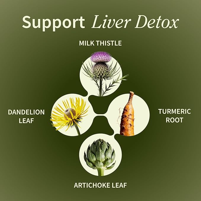 Snap Supplements Liver Health & Detox - Milk Thistle Supplement Supports Healthy Liver and Digestive Health, 60 Vegetarian Capsules (1 Month Supply)