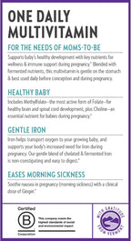New Chapter Prenatal Vitamins, One Daily Prenatal Multivitamin with Methylfolate + Choline for Healthy Mom & Baby, Gluten Free & Non-GMO, 60 Count