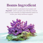 BariMelts Once Daily Bariatric Multivitamin with Iron, 60 Easy-Swallow Caplets (2-Month Supply), Multivitamin for Women, Multimineral Complex, Supports Nutrition After Bariatric Surgery