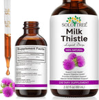 Milk Thistle Liquid Drops,Milk Thistle Supplement for Liver Wellness,Digestive Health,Liquid Pure Vegan Milk Thistle Extract 600 mg per Serving,Sugar & Alcohol-Free,Non-GMO, 2.02 Fl Oz