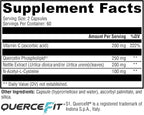 XYMOGEN Quercetin 20× Plus - Quercetin Phytosome Supplement for Immune & Respiratory Support - with Vitamin C & Nettle Leaf - 120 Capsules