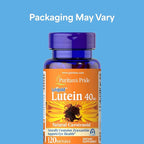 Puritan's Pride Premium Lutigold™ Lutein Carotenoid 40mg with Zeaxanthin for Men and Women, Dietary Supplement for Eye Health Support, 8 Month Supply, 120 Easy-to-Swallow Softgels