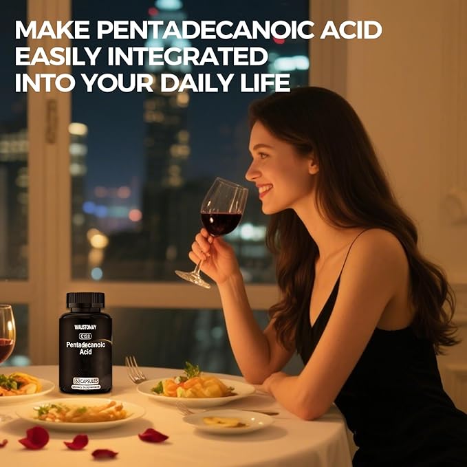 Pentadecanoic Acid, Non-GMO - 60 Capsules