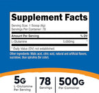 Nutricost L-Glutamine Powder (500 Grams) (Blue Raspberry)