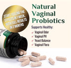 Probiotics 50 Billion CFU per Serving - 10 Strains & Prebiotics - Supports Women's pH Balance, Digestive, UT & Feminine Health - SVag Women Health Supplements - Shelf Stable Bottled USA - 60 Capsules