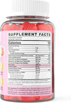 Myo-Inositol & D-Chiro Inositol Gummies Sugar Free, Ideal 40:1 Ratio Inositol Supplement for Women w/ Vegan Omega-3, D3, Magnesium, Methyl Folate, B12, Inositol Multivitamin for Women's Overall Health