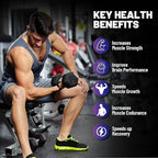 Creatine Monohydrate Gummies for Men & Women – 7200mg High Potency Strength, Muscle Growth & Energy Support Chews – Vegan, Sugar-Free, Non-GMO Workout Supplement for Gym Performance, Recovery