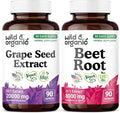 Wild & Organic Grape Seed Extract 90 Capsules & Beet Root 90 Capsules