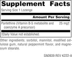 Source Naturals Pantethine B-5 Coenzyme Precursor, 25 mg - 60 Lozenges