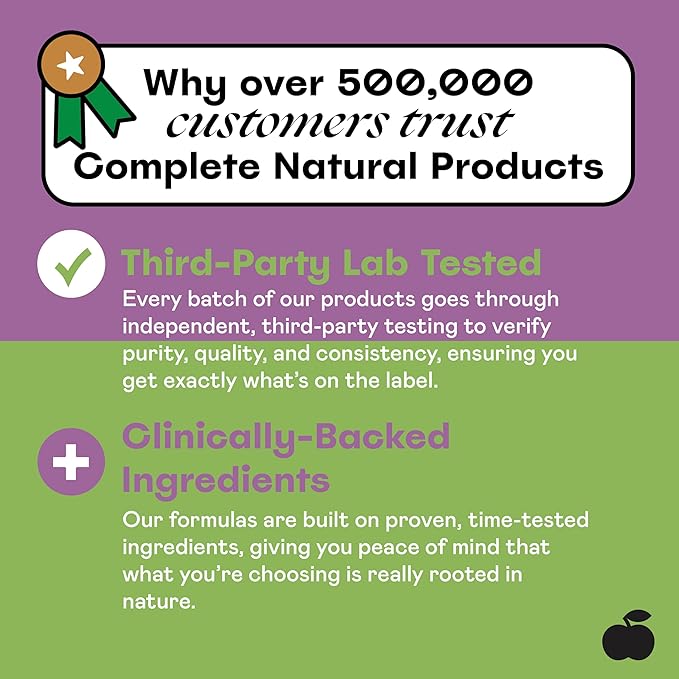 Complete Natural Products Pure Organic Milk Thistle Capsules - 500 mg Silymarin Powder 100 Pills