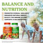 Simply Nature's Pledge - Packed with 42 Different Fruits & Vegetables - 2-Month Supply - Made with Real, Non-GMO Whole Foods - Supports Energy & Overall Wellness - Soy-Free - 360 Capsules