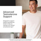 THORNE - Advanced Testosterone Support - Men's Health Supplement - Supports Healthy Testosterone Levels & Muscle Fatigue* - with Ashwagandha, Shilajit & Zinc - Third-Party Certified - 60 Capsules