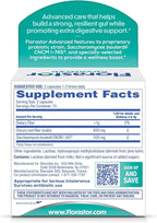 Florastor Select Pro+Pre Daily Probiotic and Prebiotic Supplement for Women and Men, Boosts Good Bacteria, Saccharomyces Boulardii CNCM I-745 (30 Capsules) (Pack of 2)