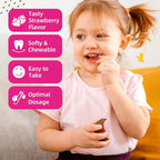 Magnesium Gummies for Kids - Magnesium Glycinate Gummies with L-Theanine, Chamomile, Vitamin B6, D for Kids & Adults Sleep, Stress, Muscle Relief & Nerve Bone - Sugar Free Strawberry 60ct