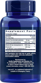 Life Extension Super K, 150 Softgels, with Vitamin K1 and K2 - MK4 & MK7