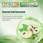 Soursop Bitters Liquid for Digestive Health,Gut Detox&Cleanse,Antioxidant,Immune Support,Skin Health-Pure 15 Herb Guanabana Tea with Black Seed,Moringa & Turmeric,98% High Absorption,Non-GMO 16 fl oz