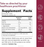 Bariatric Advantage Calcium Citrate Chewy Bites 500 mg - Highly Absorbable & Digestible - Vitamin D3 - Easily Chewable Calcium Supplement - Strawberry Flavor - 90 Count