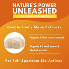 Bold Botanica Organic Lions Mane Supplement Capsules - 100% Fruiting Body Dual Extract - 115mg Beta-Glucans - Lion’s Mane Mushroom Extract for Brain, Memory & Mood, Immune Support - 60 Vegan Capsules