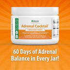 Jigsaw Health Adrenal Cocktail + Wholefood Vitamin C | with Potassium Bicarbonate, Sea Salt, and Acerola Cherry Extract | 60 Servings (Jar)