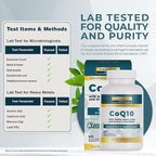 Nature's Lab Gold 2 Pack CoQ10 200mg + Alpha Lipoic Acid 300mg + Acetyl L-Carnitine HCl 500mg - Alcar and ALA Supplement - 120 Capsules (2)